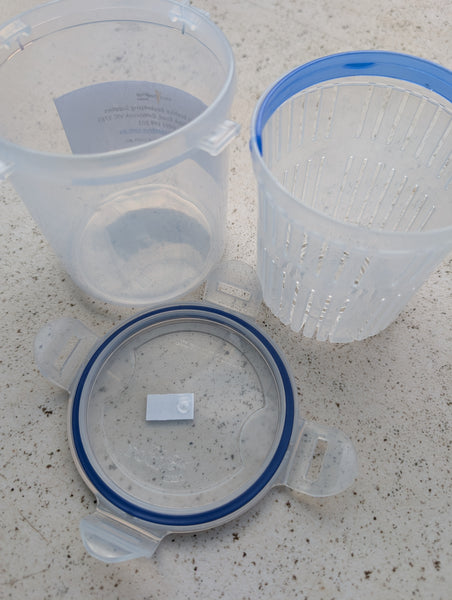 Varroa Alcohol Check Cannister - for varroa mite survellience