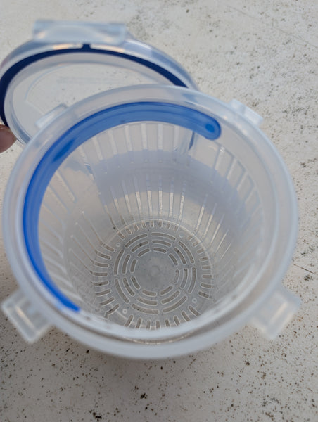 Varroa Alcohol Check Cannister - for varroa mite survellience