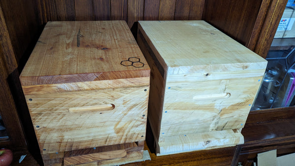 Handmade Beehive components - Linseed dipped