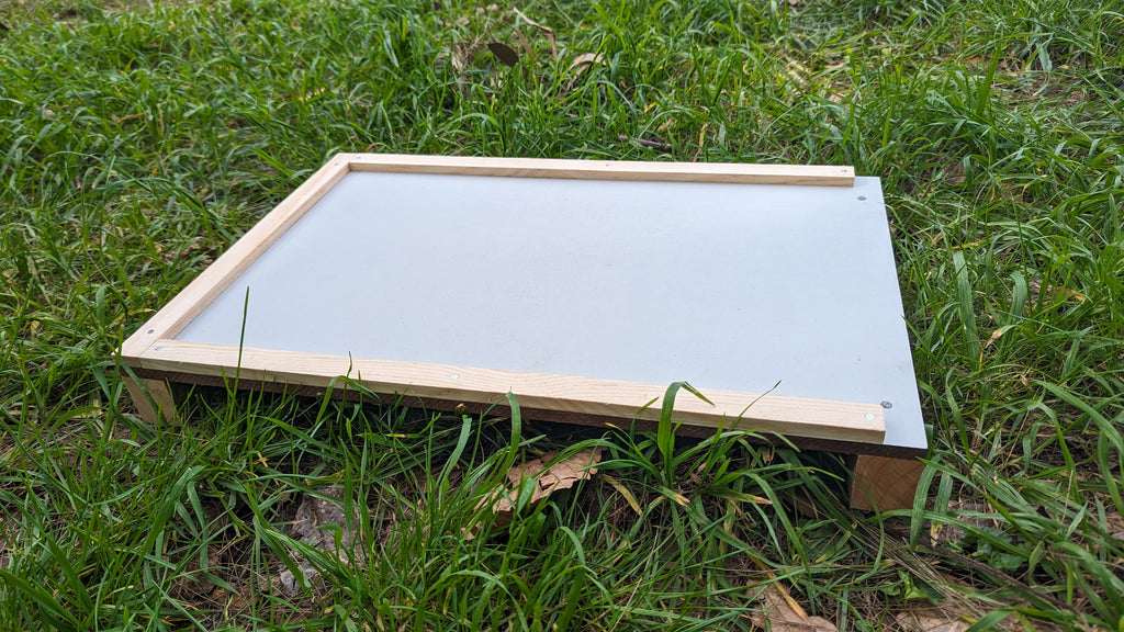 BeeHive Base Complete - 8 frame size Assembled, Raw timber