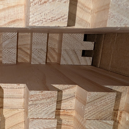 Hive body - Ideal (Half) - 10 frame size Flat Pack - locked corner joins