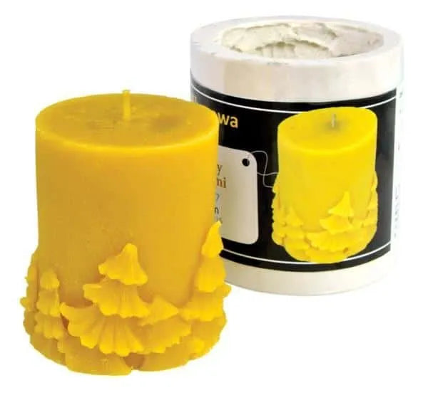 Silicone mould – Cylinder with Christmas Trees, small FS27