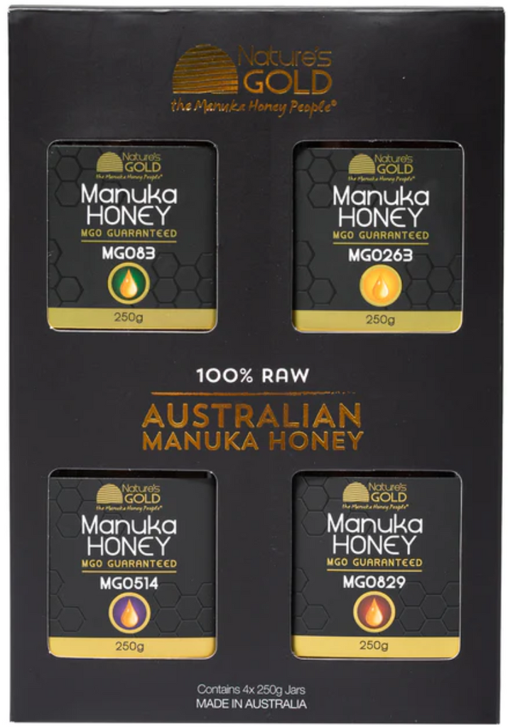GIFT PACK - Australian Manuka Honey x MGO 83, 263, 514 and 829