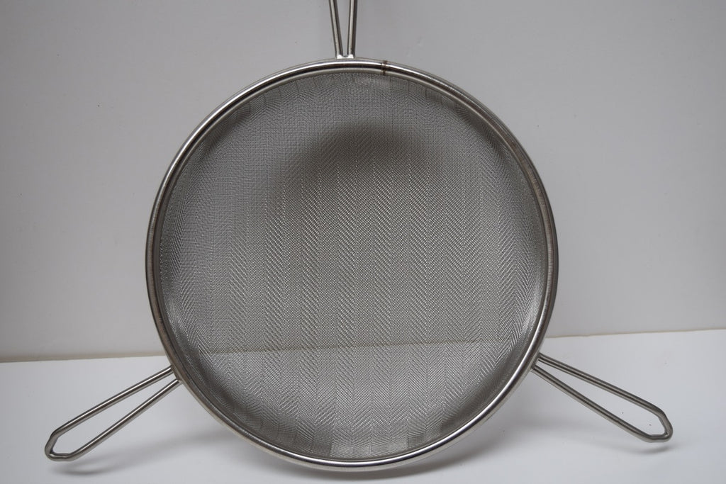 Honey Strainer Stainless Steel Single Medium - appx 24.5cm diameter