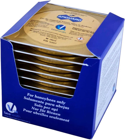 Organic - Apiguard Gel tray - 10 pack - Batch No: GTI: 05060212302168 . DOM 10/2025 (3 year shelf life)