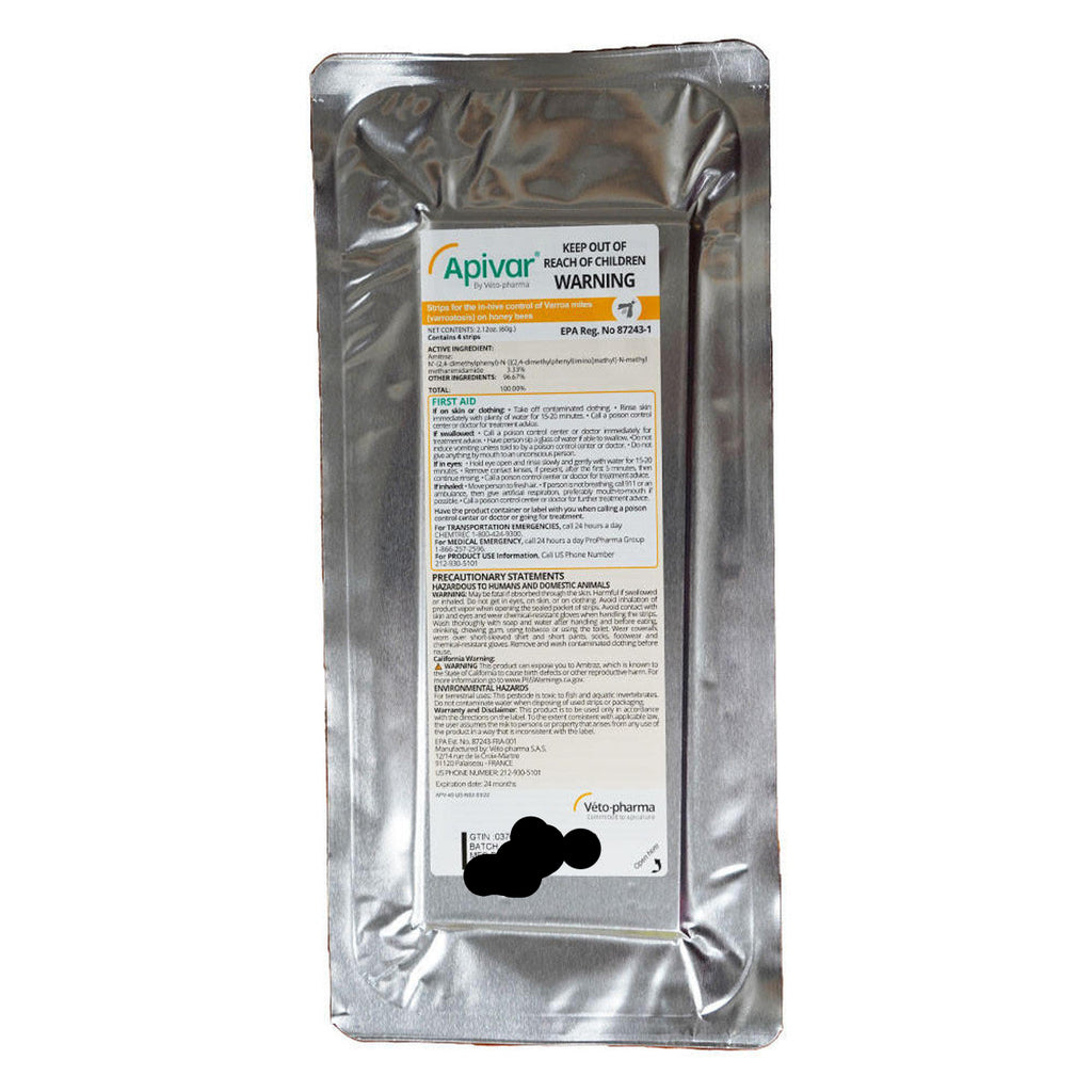 Synthetic - APIVAR - 12 pack - EXP 29/01/2027 Lot 250139 12:22:52