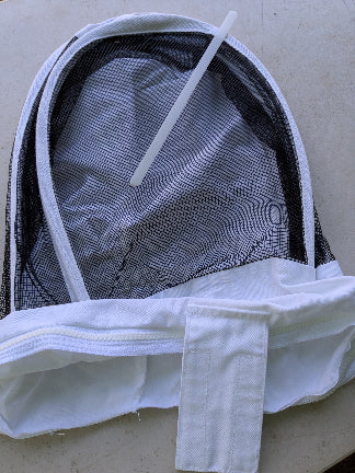 Fencing/Sheriff style hood for beekeeping suit or jacket
