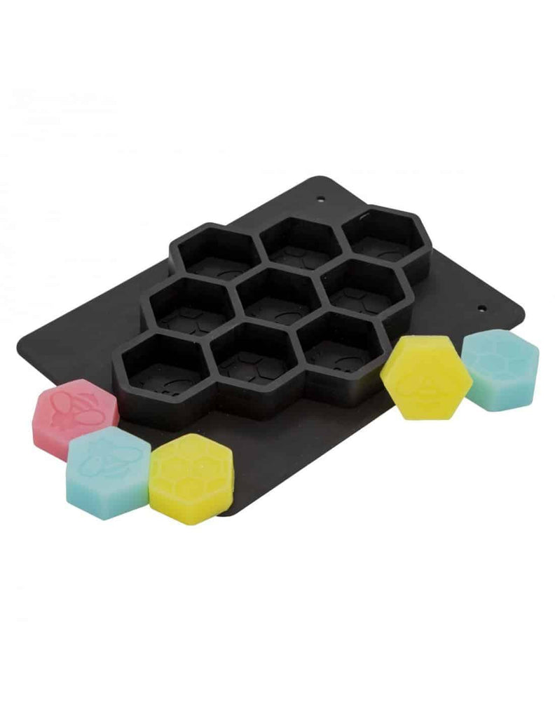 Lyson Black mould with bee and honey comb pattern in Hexigon
