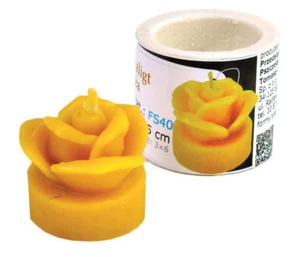 Silicone mould – Tealight Rose  FS40