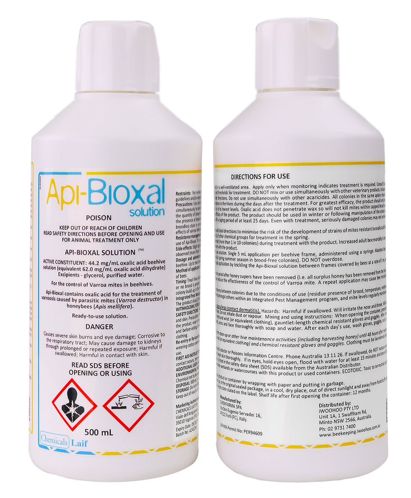 Organic - Api-Bioxal Liquid - 500ml - Batch No: A241254 . EXP 09/2027