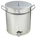 Lyson -Stainless Settler 50L with HANDLES & SIEVE  7034NU_S