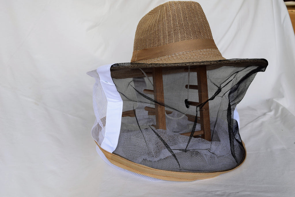 picture of beekeeping hat with bee veil for australian beekeepers