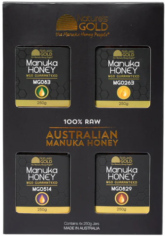 GIFT PACK - Australian Manuka Honey x MGO 83, 263, 514 and 829