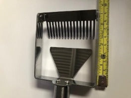 Comb uncapper/scraper - Medium stainless handle