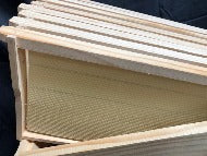 Hive body - Full Depth (DEEP) - 8 frame size with 8x waxed frames All Assembled & READY TO PAINT