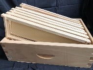 Hive body -Ideal  - 8 frame size  with 8x waxed frames All Assembled & Ready to paint