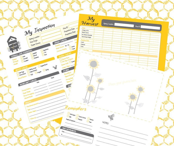 My Hive Log Book / Hive Diary - UPDATED VERSION COMING SOON