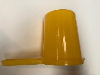 Bee Entrance Feeder - Round Yellow