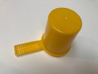 Bee Entrance Feeder - Round Yellow